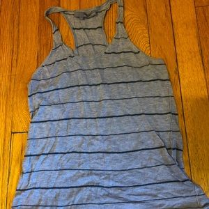 Grey striped tank top